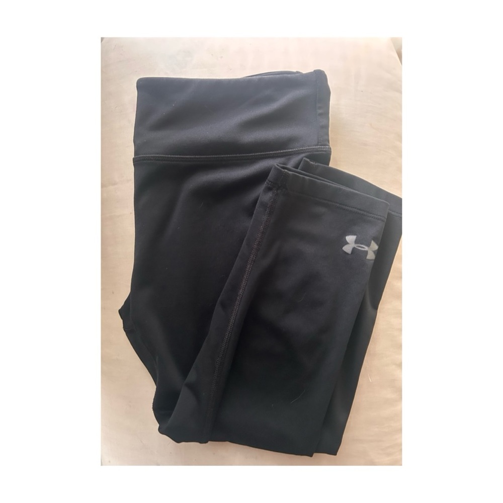 Under Armour Black Performance Leggings Cropped
